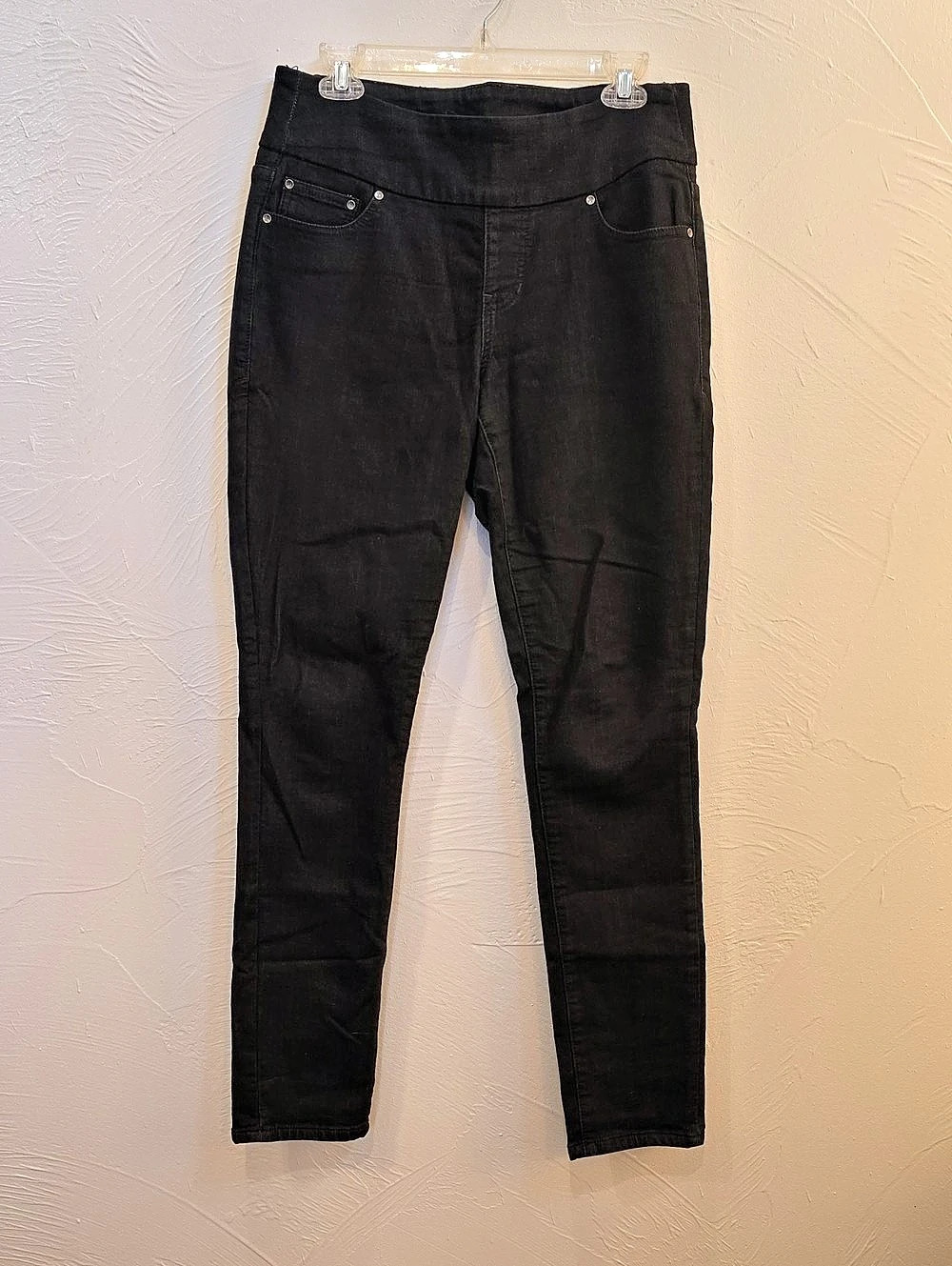 Jag Jeans Nora Pull-On Skinny Jeans Black Size 8
